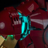 BB LED Beleuchtungs-Set f&uuml;r LEGO&reg; 76344 Iron Man Mark 3  inkl. Sammleredition Fernbedienung