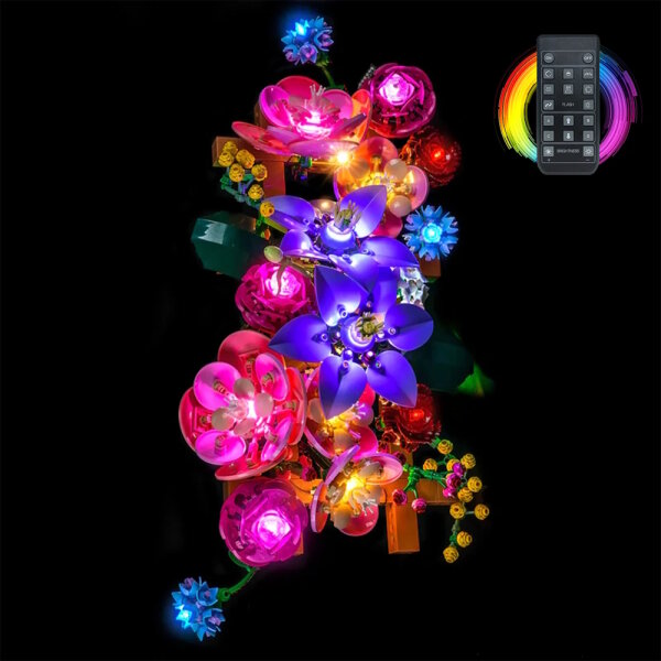 BB LED Lighting Set for LEGO&reg; 11503 Flowers on the Wall incl. remote control