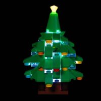 Kit di luci per il set LEGO® 10293 La visita di Babbo Natale