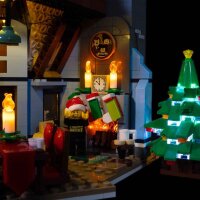 Les ensembles déclairage LEGO® 10293 La visite du Pére Noël