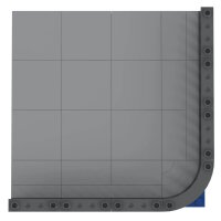 Stone Heap - Module de base portuaire - courbe ext&eacute;rieure (102 pi&egrave;ces)
