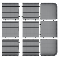 Stone Heap - Harbour Base Module - Centre Section (67 pieces)
