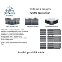 Stone Heap - Harbour Base Module - Centre Section (67 pieces)