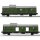 Stone Heap - 2-in-1 Set Two-Axle Passenger Coach Bi-29 or Luggage Van Pwi-29 (984 pieces)