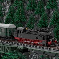 Stone Heap - locomotive a vapeur DR BR 94.19-21 saxonne XI HT (1 039 pi&egrave;ces)
