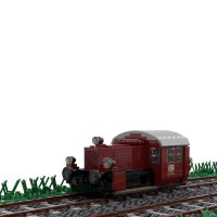 Stone Heap - locomotiva da manovra diesel DB K&ouml;f II BR 323 (406 pezzi)