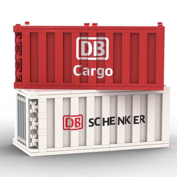 Stone Heap - 2 x 20-Foot Containers - DB Cargo & DB Schenker (446 pieces)