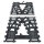 Stone Heap - 1 R40 double-slip switch - tracks for brick-built trains