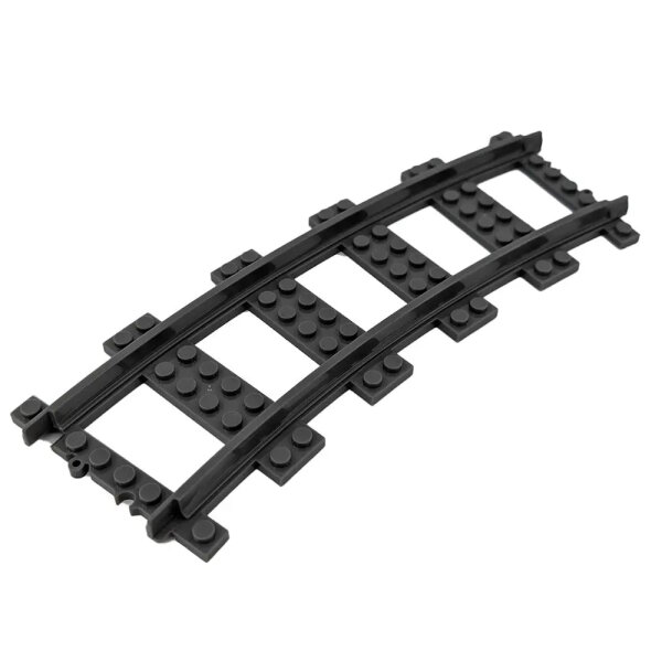Stone Heap - 16 courbes R56 demi-cercle - voies pour trains en briques de construction