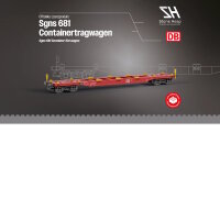 Stone Heap - DB Sgns 681 vierachsiger Containertragwagen...