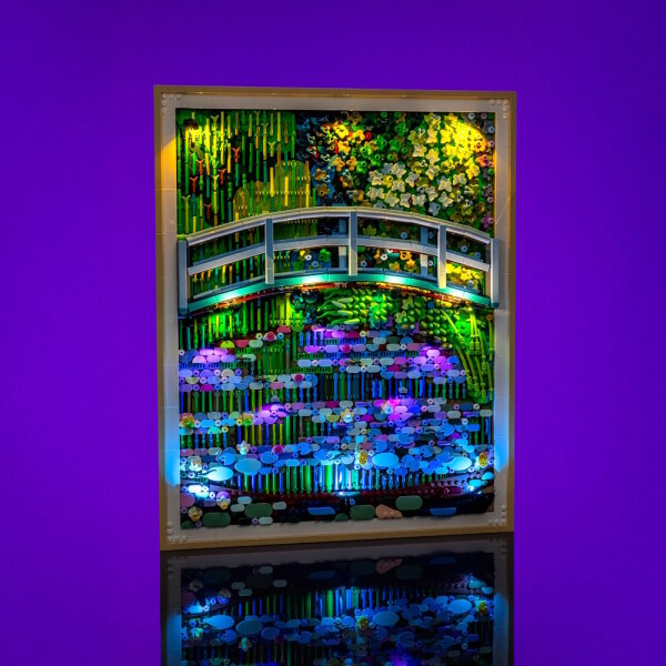 LMB 2.0 Kit di illuminazione a LED per LEGO&reg; 31220 Cloude Monet - Lo stagno delle ninfee