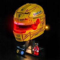 BB LED Lighting Set for LEGO&reg; 43022 Scuderia Ferrari HP Lewis Hamilton Helmet with Light Control
