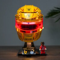BB LED Lighting Set for LEGO&reg; 43022 Scuderia Ferrari HP Lewis Hamilton Helmet with Light Control