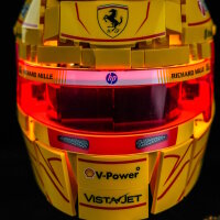 BB LED Lighting Set for LEGO&reg; 43022 Scuderia Ferrari HP Lewis Hamilton Helmet with Light Control
