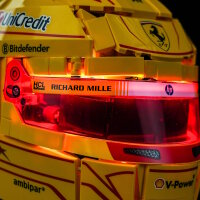 BB LED Lighting Set for LEGO&reg; 43022 Scuderia Ferrari HP Lewis Hamilton Helmet with Light Control
