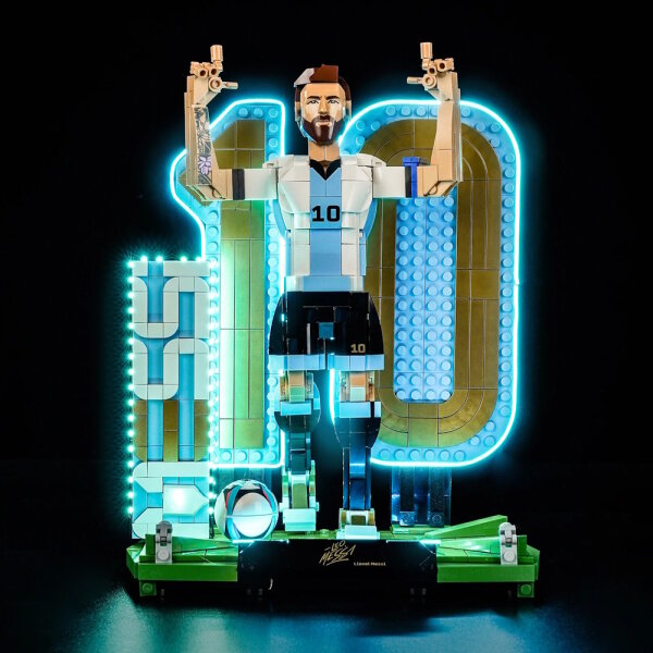 BB LED Beleuchtungs-Set f&uuml;r LEGO&reg; 43015 Lionel Messi &ndash; Fussballlegende