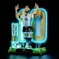 BB LED Beleuchtungs-Set f&uuml;r LEGO&reg; 43015 Lionel Messi &ndash; Fussballlegende