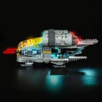 BB LED Beleuchtungs-Set f&uuml;r LEGO&reg; 75447 Star Wars - Razor Crest mit Fernbedieung