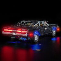 BB Set di illuminazione a LED per LEGO&reg; 42231 Fast and Furious Dodge Charger R/T con telecomando