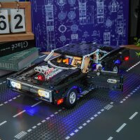 BB Set di illuminazione a LED per LEGO&reg; 42231 Fast and Furious Dodge Charger R/T con telecomando