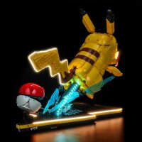 BB Kit d&eacute;clairage LED pour LEGO&reg; 72152 Pok&eacute;mon - Pikachu & Pok&eacute;ball avec t&eacute;l&eacute;commande