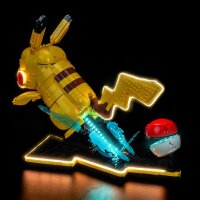 BB Kit d&eacute;clairage LED pour LEGO&reg; 72152 Pok&eacute;mon - Pikachu & Pok&eacute;ball avec t&eacute;l&eacute;commande