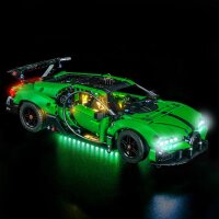 BB LED Lighting Set for LEGO&reg; 42241 Green Bugatti Chiron Pur Sport Hypercar including remote control