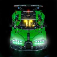 BB LED Lighting Set for LEGO&reg; 42241 Green Bugatti Chiron Pur Sport Hypercar including remote control