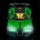 BB LED Lighting Set for LEGO&reg; 42241 Green Bugatti Chiron Pur Sport Hypercar including remote control