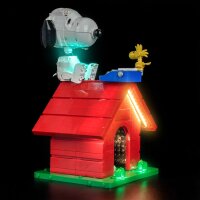 BB LED Beleuchtungs-Set f&uuml;r LEGO&reg; 21368 Peanuts - Snoopys Hundeh&uuml;tte mit Fernbedienung
