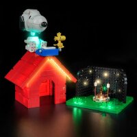 BB LED Beleuchtungs-Set f&uuml;r LEGO&reg; 21368 Peanuts - Snoopys Hundeh&uuml;tte mit Fernbedienung
