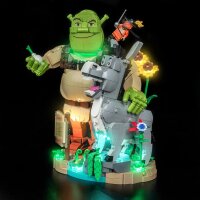 BB LED Lighting Set for LEGO&reg; 72423 Shrek, Donkey & Puss in Boots including remote control