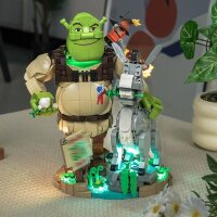 BB LED Lighting Set for LEGO&reg; 72423 Shrek, Donkey & Puss in Boots including remote control