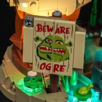 BB LED Lighting Set for LEGO&reg; 72423 Shrek, Donkey & Puss in Boots including remote control