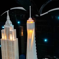 BB Kit d&eacute;clairage LED pour LEGO&reg; 21066 New York City &ndash; The Big Apple
 avec t&eacute;l&eacute;commande