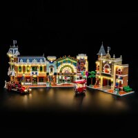 BB LED Beleuchtungs-Set f&uuml;r LEGO&reg; 43302 Disney - Main Street, U.S.A. mit Fernbedienung