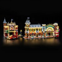 BB LED Beleuchtungs-Set f&uuml;r LEGO&reg; 43302 Disney - Main Street, U.S.A. mit Fernbedienung