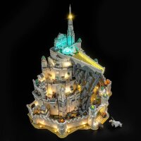 BB Kit d&eacute;clairage LED pour LEGO&reg; 11377 Le Seigneur des Anneaux - Minas Tirith  avec t&eacute;l&eacute;commande