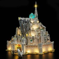 BB Kit d&eacute;clairage LED pour LEGO&reg; 11377 Le Seigneur des Anneaux - Minas Tirith  avec t&eacute;l&eacute;commande