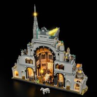 BB Kit d&eacute;clairage LED pour LEGO&reg; 11377 Le Seigneur des Anneaux - Minas Tirith  avec t&eacute;l&eacute;commande