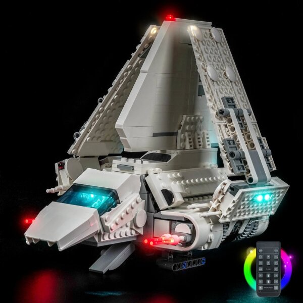 BB LED Beleuchtungs-Set f&uuml;r LEGO&reg; 75459 Star Wars - Imperiales Shuttle der Lambda-Klasse mit Fernbedienung