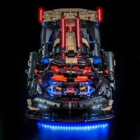 BB LED Beleuchtungs-Set f&uuml;r LEGO&reg; 42232 Koenigsegg Sadairs Spear Hypercar mit Fernbedienung