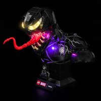 BB Set di illuminazione a LED per LEGO&reg; 76356  Busto di Venom con controllo della luce