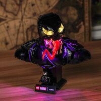 BB Set di illuminazione a LED per LEGO&reg; 76356  Busto di Venom con controllo della luce