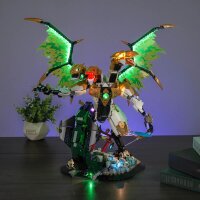 BB Set di illuminazione a LED per LEGO&reg; 71872 Ninjago - Battaglia dell&rsquo;Ultra Drago con telecomando