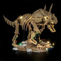 BB LED Lighting Set for LEGO&reg; 77985 Dinosaur Fossils - Triceratops including remote control