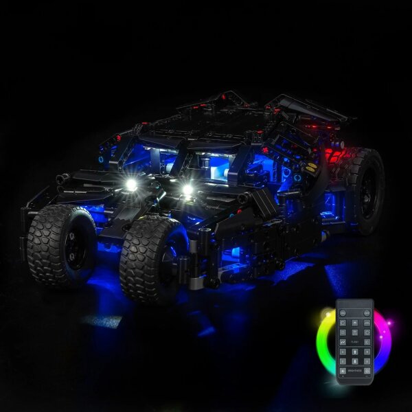 BB Kit d&eacute;clairage LED pour LEGO&reg; 42239 Batmobile Tumbler avec t&eacute;l&eacute;commande