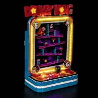 BB LED Beleuchtungs-Set f&uuml;r LEGO&reg; 72051 Super Mario - Donkey Kong Arcade mit Musikfunktion