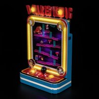 BB LED Beleuchtungs-Set f&uuml;r LEGO&reg; 72051 Super Mario - Donkey Kong Arcade mit Musikfunktion