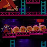 BB LED Beleuchtungs-Set f&uuml;r LEGO&reg; 72051 Super Mario - Donkey Kong Arcade mit Musikfunktion
